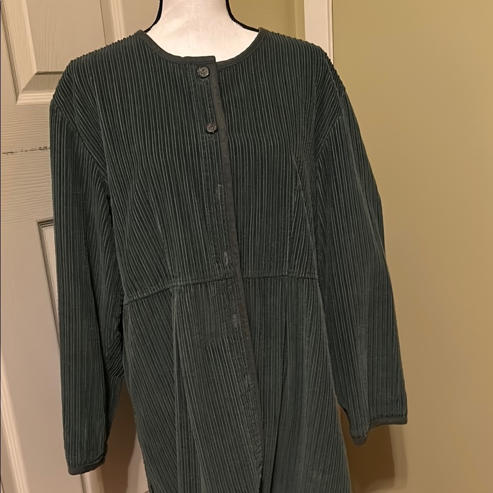 J.Jill Green Corduroy Jacket